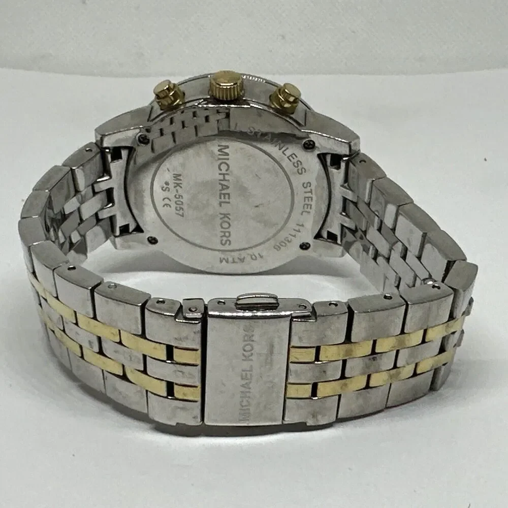 Michael Kors Ritz MK5057 Women's Silver Stainless Steel Analog Dial Watch NUL58
